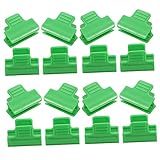 YARNOW 50 Stück Kunststoff-Folienklammer Gewächshaus Pvc Für Gewächshaus Klemmklemmen Gewächshaus-Rohrschellen Zeltzubehör Grünes Zubehör Tomatenpflanze Gemüseregal Grüne Folie