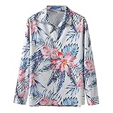 Herren Sommer Mode Stehkragen Streifen Print Kurzarm Shirt Top Hemden Mit Fell Herren (a-Rosa,a-Rosa)