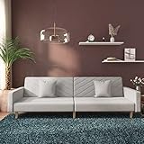 JUNZAI Tagesbett Ausziehbar, Schlafsofa, Schlafcouch, Bettsofa, Sofabett, Daybed, Betten, Bettcouch, Polsterliege, Bett Sofa, Jugendbett, Honigbraun Massivholz Kiefer 2X(90x200) cm