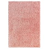 TALCUS Home & Garden Hochflor Shaggy Teppich rosa 160x230 cm 50 mm