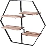 Schwebende Regale, Wandregale, Leiterregal, Wohnzimmer, Wandbehang, Bücherregal, Badezimmerregal, industrielles Wind-Vintage-Regal, belastbar bis 70 kg. Schränke, Regale und Regale