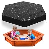 MRWiZMS Kinder-Sandkasten-Abdeckung, Abdeckplane Sandkasten, Abdeckung Sandkasten, 420d Oxford Tuch Kinder-Sandkasten-Schutz, Outdoor-Garten Kinder-Sandkasten-Schutz Lässig (230x200cm)