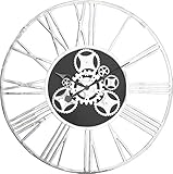 Kare Design Wanduhr Gear Ø120cm, 120x120x7cm