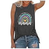 Eauptffy Sport-Tanktops Für Damen Yoga Athletic Tanks Tankplatten Für Die Ärmellose Frau Mit Dem O Ausschnitt Sexy Top Mit Ausschnitt Oberteil Backless Slim T-Shirt Trägertop Sparkle Party