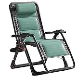 MIUXE Home Sun Lounger Garden Chairs,Outdoor Deck Chairs,168°Adjustment,Easy to Clean,Outdoor Indoor Portable Reclining Bed Pillow for Patio Garden Beach Pool