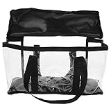 Alipis Hut-Aufbewahrungstasche Transparente Baseballhut-Organizer-Tasche Baseballkappen-Aufbewahrungstasche Huthalter Mit Griffen Reißverschluss Für Reisen Im Freien