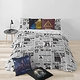 Belum Harry Potter Bettbezug aus Microsatin für 120 cm breites Bett, Maße: 200 x 200 cm, Modell: Dark Times