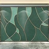 LYSYMO Benutzerdefinierte 3D-Foto Moderne Abstrakte Geprägte Goldene Linien TV-Hintergrund Wandkunst Wandbilder Tapeten Wohnkultur Tapete 150x105cm