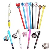 HJYZY 38 Stück Gelschreiber mit schwarzer Tinte BTS Bangtan Boys Kugelschreiber Cartoon Animal Pens BTS Aufkleber für Army-Fans Geschenke