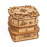 iDventure Cluebox - Davy Jones Locker - Escape Room Spiel - kniffeliges 3D Holzpuzzel Puzzlebox Rätsel - einzigartige Knobelspiele - Escape Box Spiele Für Erwachsene und Rätselbox für Kinder