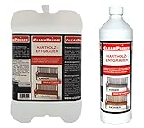 6 Liter CleanPrince Hartholz-Entgrauer Hartholzentgrauer 5+1 Liter Teakholz Bankirai Reiniger Holz Gartenmöbel Teak Anti Grau Holzentgrauer