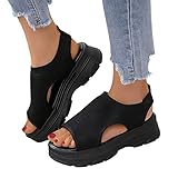 Sandalen Damen Sommer Elegant, waschbarer Slingback, Orthopädische Sandalen Damen, Flexible Upgrade waschbare Bequeme Sportsandalen, modische Damenschuhe aus Mesh mit weicher Sohle