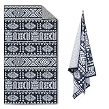 Sandfreie Mikrofaser-Strandtücher für Erwachsene – schnell trocknend Strand übergroßes Zubehör Essentials leicht kompakt verstaubar sandfrei resistent Muss Artikel Geschenke Familie