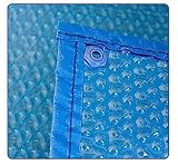 Solarabdeckungen Couverture Solaire De 16-672 Pieds Carrés Pour Piscine Hors Terre/creusée, Couvertures Gonflables Antipoussière De Piscine De Cadre De Piscine Avec Des Trous De Corde Pour La Piscine