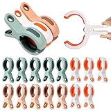 Handtuchklammern Für Strandliegen Große Wäscheklammern: 18 Stücks Klammern Für Strandtuch, Jumbo Größe Strandtuch Clips, Windfeste Clips Für Tägliche Wäsche, Strandtuch, Bettwäsche, Badetuch