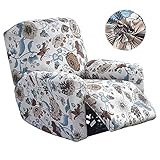 Ruhesessel Bezug, Sesselbezug 4-teiliges Set, Bezug Für Fernsehsessel, Elastisch Bezug Für Liege Sessel, 1 Sitzer Stretchhusse Für Relaxsessel, Relaxsessel Bezüge Mit Taschen ( Color : 1 , Size : A )