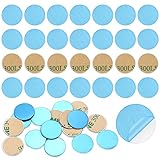 100 Stk Metallplättchen für Tonies Figuren, Metallplatte Selbstklebend, Runden Handy Metall Platte Set, Metallplättchen aus magnetischem Edelstahl mit Klebesockel für Magnet Kfz Auto Handyhalterung