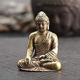 SUPERHAU Massive Kupfer Buddha Statue Home Dekorationen Messing Skulpturen Vintage Wohnzimmer Büro Schreibtisch Dekor Miniatur Figur