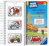 ministeps: Wer fährt wohin?: Mein großes Spielbuch mit 22 Magnetteilen. Ab 24 Monaten (ministeps Bücher)