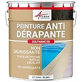 ARCANE INDUSTRIES SOLTHANE RD - Peinture antidérapante sol extérieur intérieur - Weiß - 30kg kit cover up to 62m2 for 2 coats