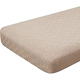 CHELZEN Jacquard Sitzbezug für Sofa (3-Sitzer, Khaki)
