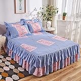 Bettrock, Dehnbarer Staubfester Bed Rock Modernes Minimalistisches Schnitzbett,L,200 X 220cm