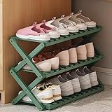 IMYOGI Schuhregal-Organizer-Regal, zusammenklappbares Schuhregal, freistehende Schuhregale, Schuhregal für den Eingangsbereich, Schuh-Organizer (Farbe: A, Größe: 3_70 cm)