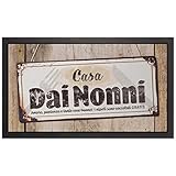 Casa Mia - Fußmatte Format Mod. Schild 'Dai Nonni' cm 40x68 Code 22045