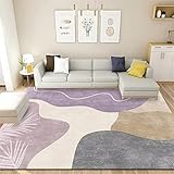 RUGMRZ Teppich Für Esszimmer Teppich Für Draußen Mädchen Zimmer Teppich lila rechteckige Schlafzimmer Teppich super weich und bequem Vorzimmer Teppich 80X200CM