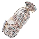 balacoo Statue Dekor Plüschpuppe Schöne Elfe Zwerg Dekorative Zwergpuppe Plüschzwerg Baby-Ornamente Holzschild Für Zuhause Accessoires Puderfarbener Dekorativer Zwerg