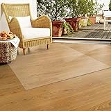 Bodenschutzmatte Bürostuhl Bodenschutzmatte Transparent, 1,5mm dick, Schreibtischstuhl Unterlage, Stuhlmatten Hohe Schlagzähigkeit, PVC rutschfest, Kratzfest für Hartböden, Bürostuhl,70/90/100/130/150