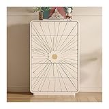 Kommode Schlafzimmer Kreative Kommode mit geschnitzter Schublade for Schlafzimmer mit 5 Schubladen. Leichter, luxuriöser Eingangsschrank, Massivholz-Schubladenseitenschrank, einfacher moderner Aufbewa