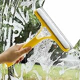 Firulab Fenster-Glaswischer | Auto-Glasspiegelschaber für Dusche, doppelseitige Haushaltsreinigungswerkzeuge mit Gießkanne für Fliesen, Auto-Windschutzscheibe