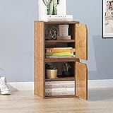 CENAP DIY Modulares Cubby-Regal, Aufbewahrungsschrank für Wohnzimmer, Schlafzimmer, Büro, modernes Holz-Bücherregal, Würfel-Aufbewahrungsorganisator mit Tür-K 60 x 60 x 60 cm (24 x 24 x 24 Zoll)