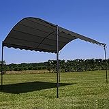 Pavillon, CIADAZ Faltpavillon, Pergola, Partyzelt, Standmarkise, Sonnenzelt, Garten Pavillion, Grillpavillon, 3x4 m Anthrazit