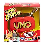 Mattel Games GXY75 - UNO Extreme! Kartenspiel mit Zufallsschleuder für 2 bis 10 Spieler ab 7 Jahren