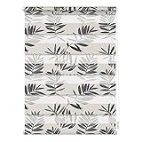 Lichtblick Doppelrollo Klemmfix ohne Bohren mit Motiv, Black Watercolor Branches - Schwarz, Blickdicht, Made in Germany, Klemmträger, Julia Schumacher 90 cm x 150 cm (B x L)
