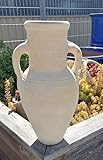 Amphore 40 cm aus hellem Terracotta Terrakotta Vase Krug Deko Garten Wasserlauf Mediterran