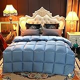 Cactuso bettdecke übergröße,Der Hotelqualität AB-AB-Version des Kerns ist solide Farbe-Königsblau_180x220cm 3000g.