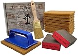 OLI-NATURA Scandic-Oil TOOLBOX - inklusive 1 Pinsel I 2 Schleifschwämme I 10 Pads I 1 Handpadhalter