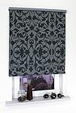 Liedeco® Rollo, Fenster Rollo, Kettenzug-Rollo / 202 x 180 cm (Breite x Höhe), Ornament / mit Dekor, Verdunkelnd, Abdunkelnd, Blickdicht / viele Farben, Größen und Typen / Variable Montage möglich