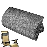 Shenrongtong Nackenkissen für Liegestuhl, Kopfkissen, höhenverstellbar, Liegestuhl, Kissen, Nackenstütze für den Außenbereich, Sonnenkissen, Kopfstütze
