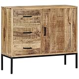 TALCUS Möbel mit Sideboard 88x30x73cm Massivholz Mango
