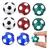 GOOHOCHY 8 Stück Fußball-Kinderdekor Mini-Arcade-Maschine Spieltische Für Erwachsene Tischfußballbälle Ersatzball-Dekor Mini-Arcade-Spiel Mini-Kickertisch Ersatz-Kickertisch