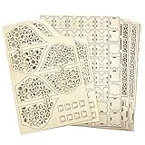 Eid DIY Holz Countdown Kalender Schrank Holz Rama-dans Adventskalender Rama-dans Kalender Rama-dan Adventskalender Holz Countdown Kalender Dekorationen für Zuhause 30 Tage Til Eid Rama-dan Geschenk