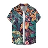 Herren Freizeithemd Kariertes Trachtenhemd Leinenhemd Elastisch Sommerhemd Herrenhemden Leinenhemd Hemdjacke Elegantee Casual Shirt for Männer Warme T-Shirt