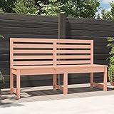 Youuihom Außenbänke, Loungesessel, Gartenbänke, Terrassenbänke, Gartenbank 157,5 cm Massivholz Douglasie Geeignet für Gärten, Balkone und Terrassen, Sonnenzimmer