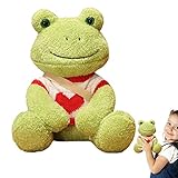 angxiong Plüschtier Frosch | Plüschtier Frosch aus Plüsch Super weich - Plüschpuppenspielzeug Frosch Puppe, Geschenk für die Kleinen für die Geburtstagsparty Ostern