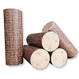 30kg Nestro Briketts aus reinem Buchenholz im Paket Hartholz Brenn Kamin Ofen Heiz Holz Gluthalter Buche Nestro Brikett Rund | Energie Kienbacher (3x10kg)