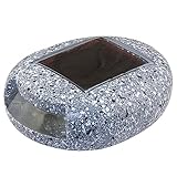 CLISPEED 1 Stück Nachahmung Stein Rasen Lampe Rasen Dekor Solar Lampe Outdoor Landschaft Rock Licht Outdoor Solar Lichter Outdoor Solar Lampe Außen Lichter Garten Licht LED Licht Harz Rock